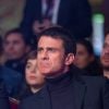 Manuel Valls à la soirée des World Series of Boxing France vs Angleterre à la salle Wagram à Paris le 23 février 2017. © Cyril Moreau/Bestimage