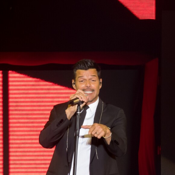 Ricky Martin en concert à Saragosse. Le 7 juin 2017