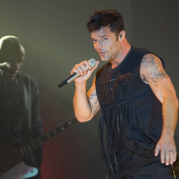 Ricky Martin en concert à Saragosse. Le 7 juin 2017
