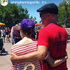 Bruce Willis et sa fille Tallulah à Disneyland - Photo publiée sur Instagram en InstaStory le 28 juin 2017