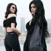 Kendall et Kylie Jenner, créatrices et égéries de Kendall + Kylie. Mai 2017.
