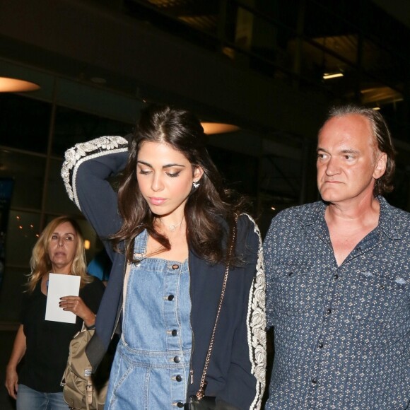 Quentin Tarantino et Daniella Pick arrivent au ArcLight à Hollywood. Le 16 juin 2017.