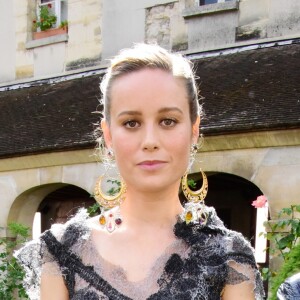 Brie Larson - Défilé Rodarte, collection printemps-été 2018, à la Fashion Week de Paris. Paris, le 2 juillet 2017.