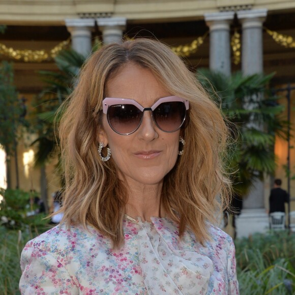 Céline Dion au défilé de mode Haute-Couture "Giambattista Valli" collection Automne-Hiver 2017/2018 au Petit Palais à Paris, France, le 3 juillet 2017. © CVS-Veeren/Bestimage