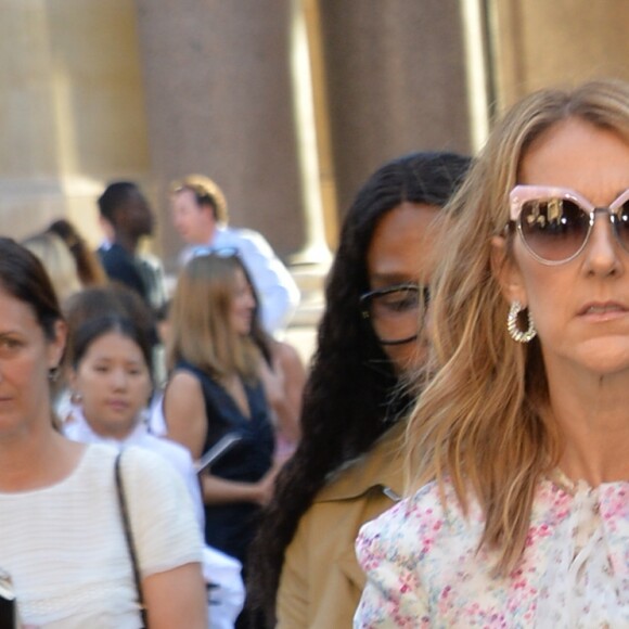 Céline Dion au défilé de mode Haute-Couture "Giambattista Valli" collection Automne-Hiver 2017/2018 au Petit Palais à Paris, France, le 3 juillet 2017. © CVS-Veeren/Bestimage