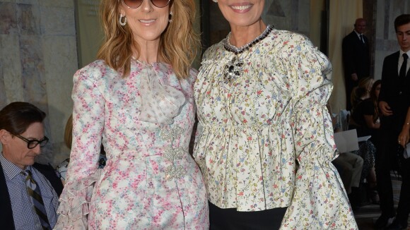 Fashion Week : Céline Dion complice avec Cristina Cordula devant Anna Wintour