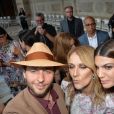  Derek Blasberg, Céline Dion, Bianca Brandolini d'Adda - Célébrités au front row du défilé de mode Haute-Couture "Giambattista Valli" collection Automne-Hiver 2017/2018 au Petit Palais à Paris, France, le 3 juillet 2017. © CVS-Veeren/Bestimage  
  