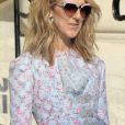 Après un shooting photo place Vendôme, Celine Dion se rend au défilé Giambattista Valli à Paris le 3 juillet 2017