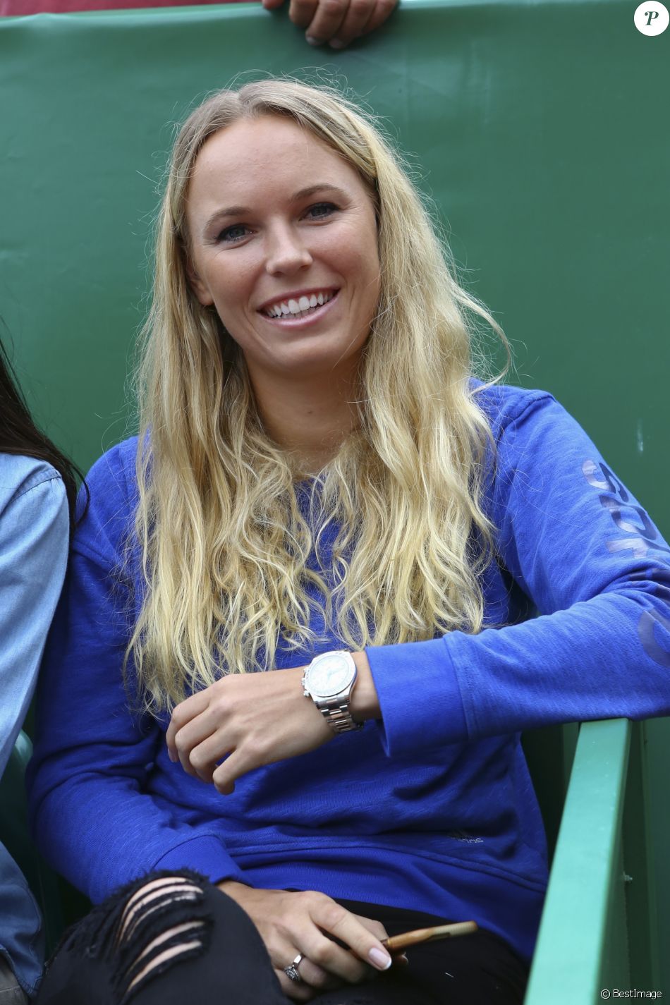 Caroline Wozniacki People Lors Du Monte Carlo Rolex Masters Le Jour De La Finale Au