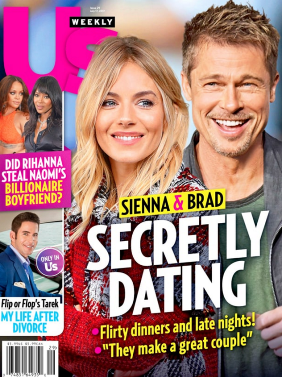 Retrouvez plus de détails concernant la relation entre Brad Pitt et Sienna Miller, dans le magazine Us Weekly - En kiosques le 6 juillet 2017