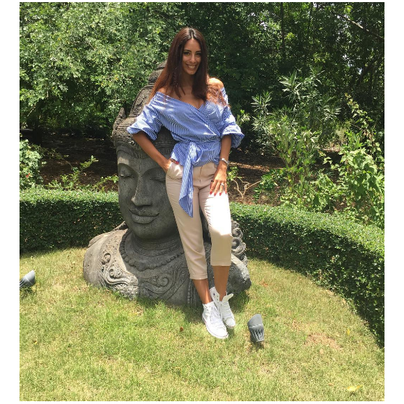 Raffaella Modugno a publié une photo d'elle sur sa page Instagram, au mois de juillet 2017. Elle est en couple avec le chanteur Marc Anthony.