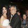 George Clooney et sa femme Amal Alamuddin (enceinte) - Photocall de la 42ème cérémonie des Cesar à la salle Pleyel à Paris, le 24 février 2017. © Christophe Aubert via Bestimage