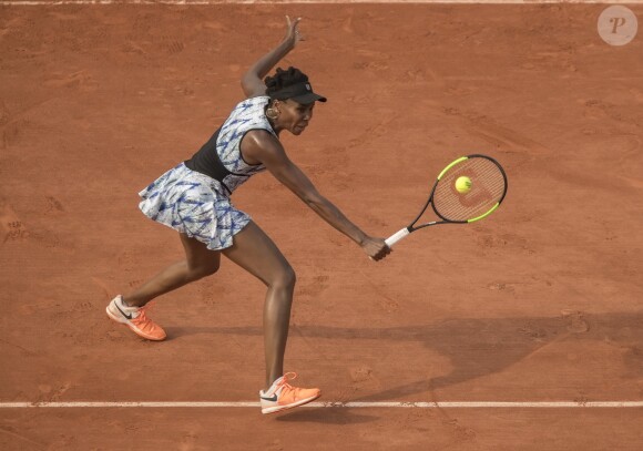 Venus Williams à Roland-Garros. Le 28 mai 2017.