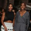 Serena Williams et sa soeur Venus Williams au "Virtual Tennis Tournament" à New York. Le 25 août 2016 © Nancy Kaszerman / Zuma Press / Bestimage