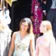 Le prince Christian de Hanovre, la comtesse Alexandra de Osma et Chantal Hochuli, la mère du marié - Cérémonie religieuse du mariage du prince Ernst August Jr de Hanovre et de Ekaterina Malysheva en l'église Marktkirche de Hanovre le 8 juillet 2017