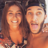 Mathilde est Bastien de "Koh-Lanta Cambodge" en couple. Elle lui fait une belle déclaration. Juin 2017.