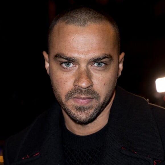 Jesse Williams - Arrivées au défilé de mode "Givenchy", collection Hommes Automne-Hiver 2017/2018 sur le site Richelieu de la Bibliothèque nationale de France à Paris. Le 20 janvier 2017 © Cyril Moreau / Bestimage