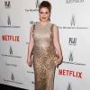 Alyssa Milano à l'after-party des Golden Globe Awards 2015 organisée par Netflix et The Weinstein Company à Beverly Hills, le 11 janvier 2015.