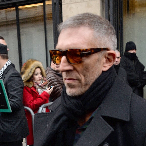 Vincent Cassel - People à la sortie du défilé de mode Haute-Couture printemps-été 2017 "Jean-Paul Gaultier" à Paris le 25 janvier 2017. © CVS-Veeren/Bestimage