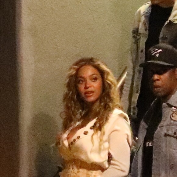 Exclusif - Beyonce et son mari Jay Z à la sortie des studios de Mack Sennett à Los Angeles, le 14 juillet 2017