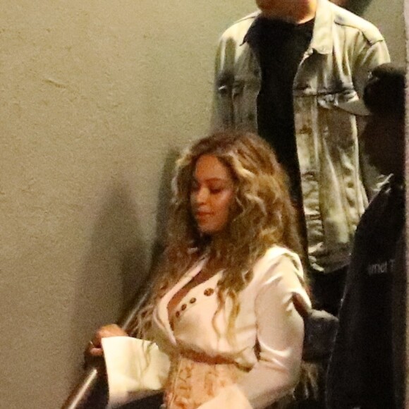 Exclusif - Beyonce et son mari Jay Z à la sortie des studios de Mack Sennett à Los Angeles, le 14 juillet 2017