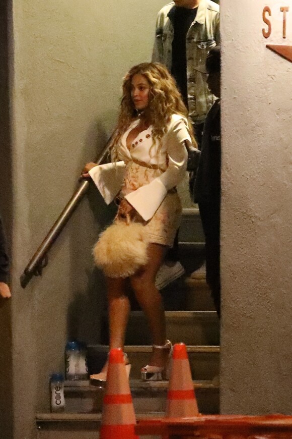 Exclusif - Beyonce et son mari Jay Z à la sortie des studios de Mack Sennett à Los Angeles, le 14 juillet 2017