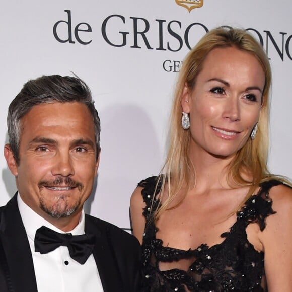 Richard Virenque et sa compagne Marie-Laure - Photocall de la soirée de Grisogono à l'hôtel Eden Roc au Cap d'Antibes lors du 68 ème Festival du film de Cannes à Cannes le 19 mai 2015.