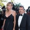 Richard Virenque et sa compagne Marie-Laure - Montée des marches du film "Deux jours, une nuit" lors du 67 ème Festival du film de Cannes – Cannes le 20 mai 2014.