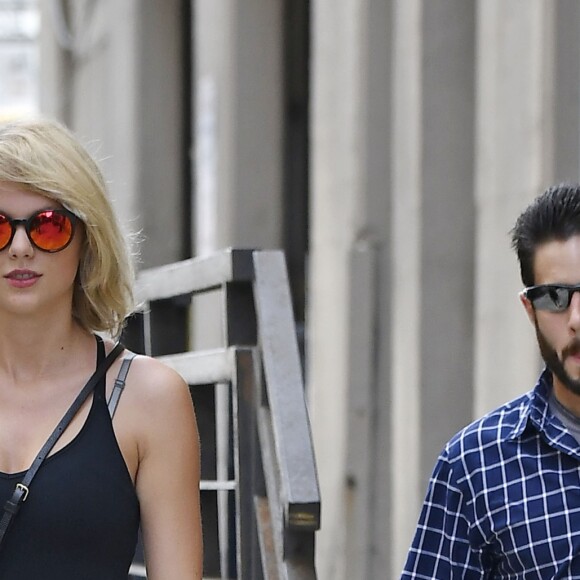 Taylor Swift en route pour son cours de gym à New York le 25 août 2016.