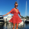 Photo de Nina Agdal. Juillet 2017.
