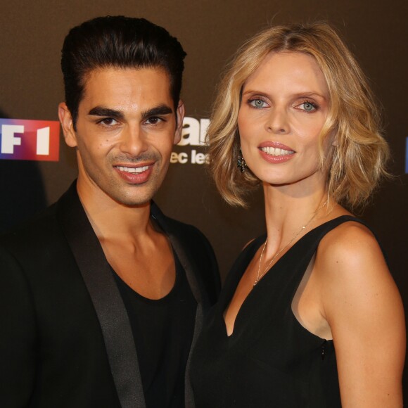 Sylvie Tellier et Christophe Licata au photocall de l'émission "Danse Avec Les Stars - Saison 7" à Boulogne-Billancourt, le 28 septembre 2016. © Denis Guignebourg/Bestimage