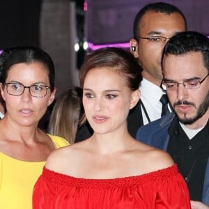 Natalie Portman assiste à la soirée 'DIOR FOR LOVE', organisée par Dior Parfums pour le parfum 'Miss Dior', à la Terrada Warehouse. Tokyo, le 19 juillet 2017.