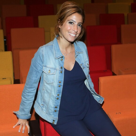 Léa Salamé - Conférence de presse de rentrée de Radio France à la Maison de la Radio à Paris le 31 août 2016. © CVS / Bestimage