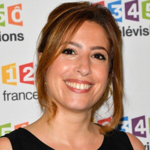 Léa Salamé lors du photocall de la présentation de la nouvelle dynamique 2017-2018 de France Télévisions. Paris, le 5 juillet 2017. © Guirec Coadic/Bestimage