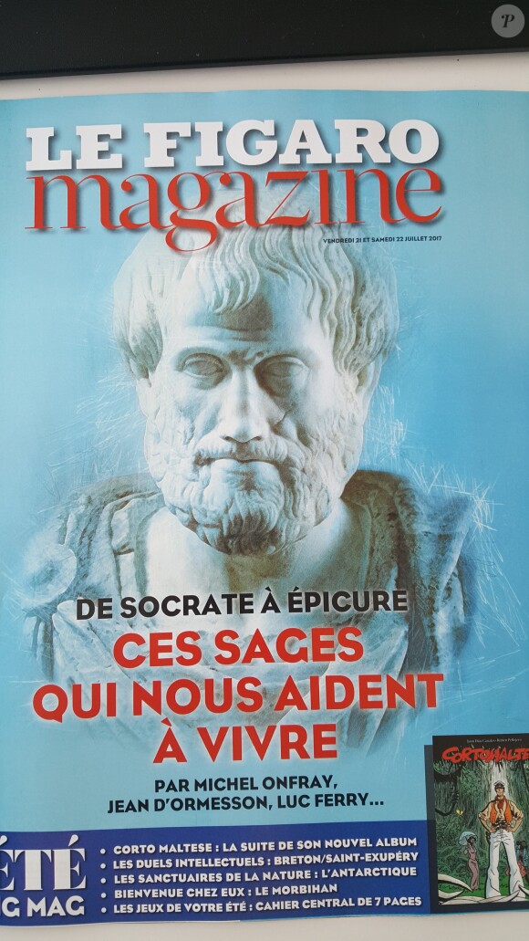 Couverture du magazine "Madame Figaro", numéro du 21 et 22 juillet 2017.