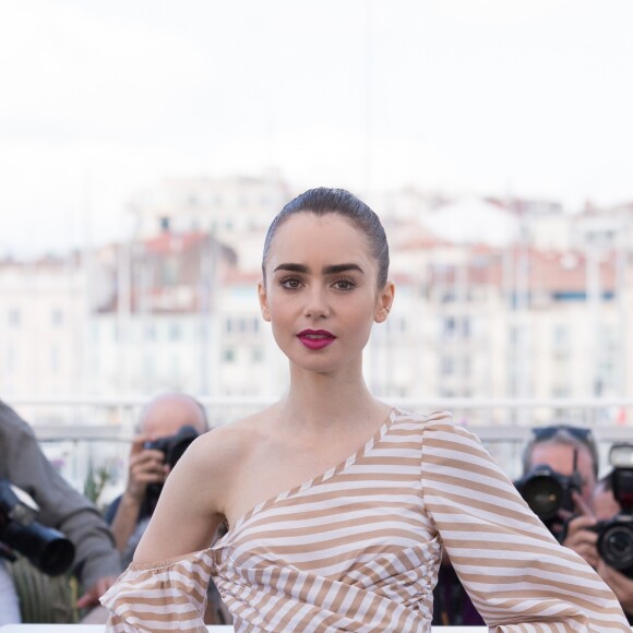 Lily Collins - Photocall du film "Okja" lors du 70ème Festival International du Film de Cannes, France, le 19 mai 2017. © Borde-Jacovides-Moreau/Bestimage