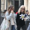 Exclusif - Lily Collins et sa mère Jill Tavelman vont au cinéma le jour de la fête des mères à Los Angeles, le 14 mai 2017. © CPA/Bestimage14/05/2017 - Los Angeles