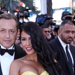 Ayem Nour et son ancien compagnon Vincent Miclet au Festival de Cannes en mai 2015 - Montée des marches du film "Inside Out" (Vice-Versa).