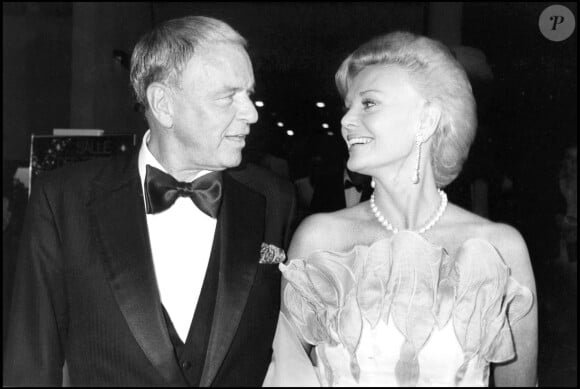 Archives - Barbara Sinatra et Frank Sinatra à Monaco, en 1980.