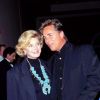 Barbara Sinatra et Don Johnson lors du 10eme tournoi de golf "Frank Sinatra", en 1998.