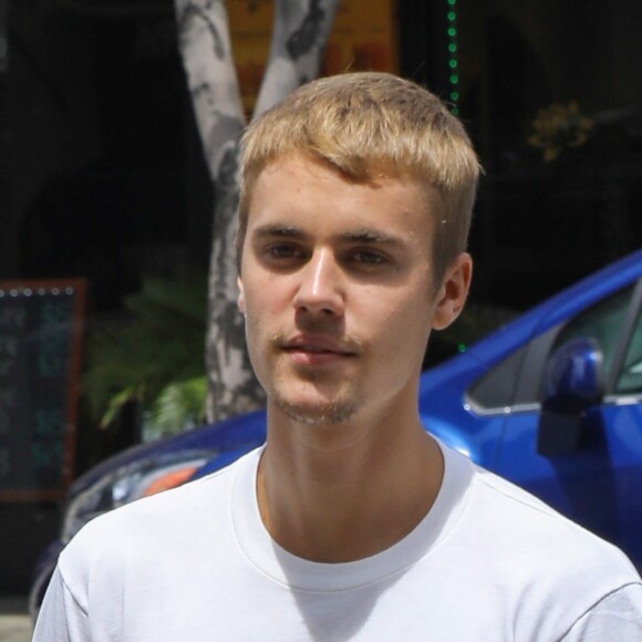 Justin Bieber est allé déjeuner au Sugarfish Sushi à Beverly Hills, le 25 juillet 2017