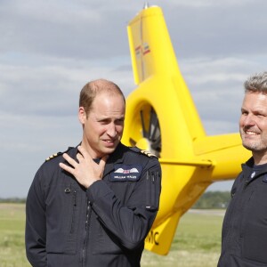 Le prince William, duc de Cambridge, a vécu le 27 juillet 2017 son dernier jour en tant que pilote d'hélicoptère-ambulance pour l'association East Anglia Air Ambulance à l'aéroport Marshall près de Cambridge.