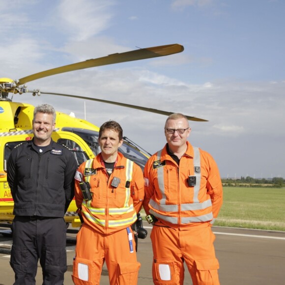 Le prince William, duc de Cambridge, a vécu le 27 juillet 2017 son dernier jour en tant que pilote d'hélicoptère-ambulance pour l'association East Anglia Air Ambulance à l'aéroport Marshall près de Cambridge.