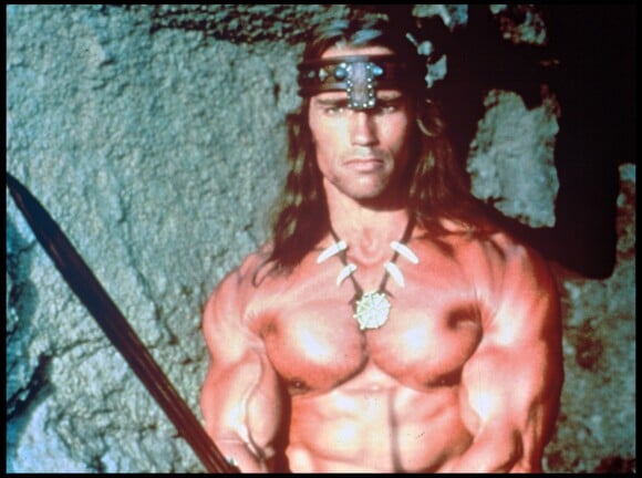Arnold Schwarzenegger dans le film "Conan le Barbare" en 1982