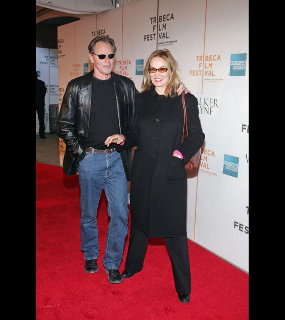 Jessica Lange et Sam Shepard au festival du film de Tribeca à New York en 2006