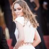 Lily-Rose Depp - Montée des marches du film "Les Fantômes d'Ismaël" lors de la cérémonie d'ouverture du 70e Festival International du Film de Cannes. Le 17 mai 2017 © Borde-Jacovides-Moreau / Bestimage