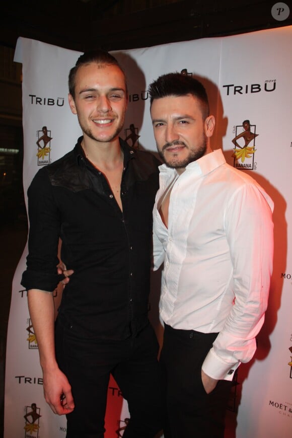 Michal Kwiatkowski et Maxim Assenza - Soirée d'inauguration du Club Banana Café à Paris, le 21 mars 2016. © Philippe Baldini/Bestimage