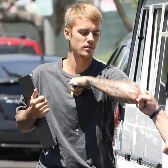 Exclusif - Justin Bieber à Los Angeles le 26 juillet 2017.