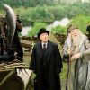 Robert Hardy incarnait Cornelius Fudge dans la saga Harry Potter. Ici dans Le Prisonnier d'Askaban en 2003.