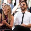 Jennifer Aniston et son mari Justin Theroux - Jason Bateman reçoit son étoile sur le Walk of Fame à Hollywood, le 26 juillet 2017